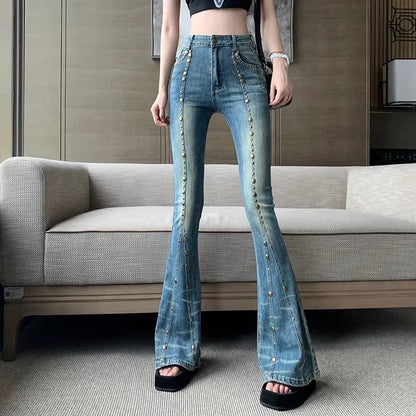 Y2k Designer Vintage Flared Jeans