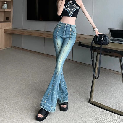 Y2k Designer Vintage Flared Jeans