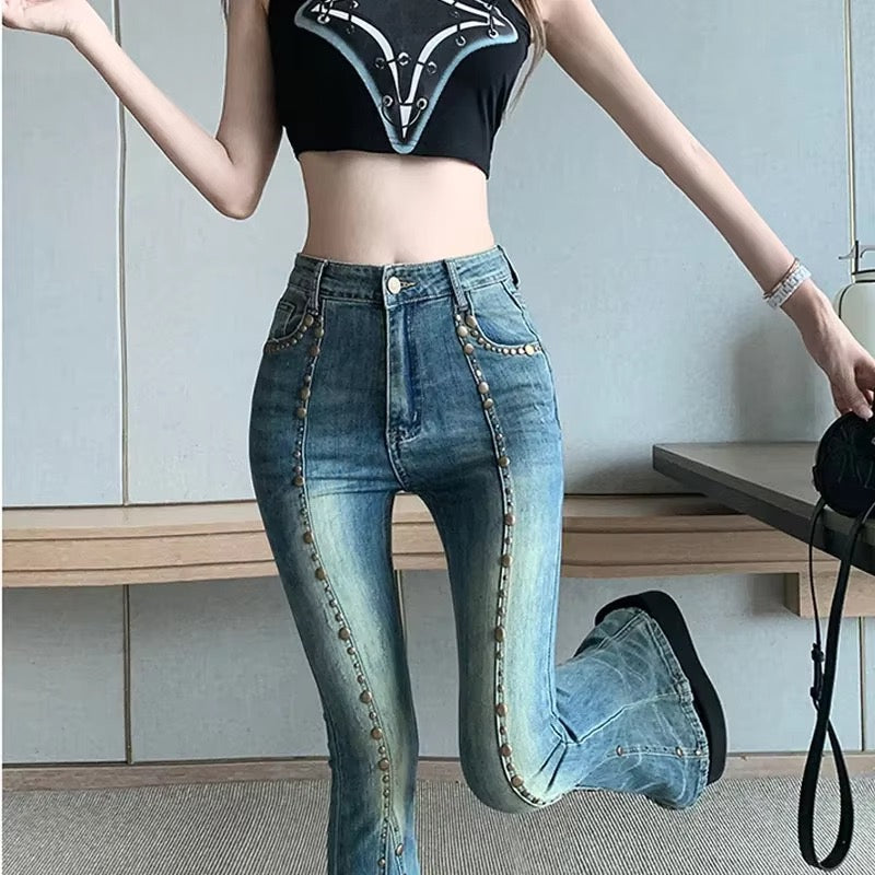 Y2k Designer Vintage Flared Jeans